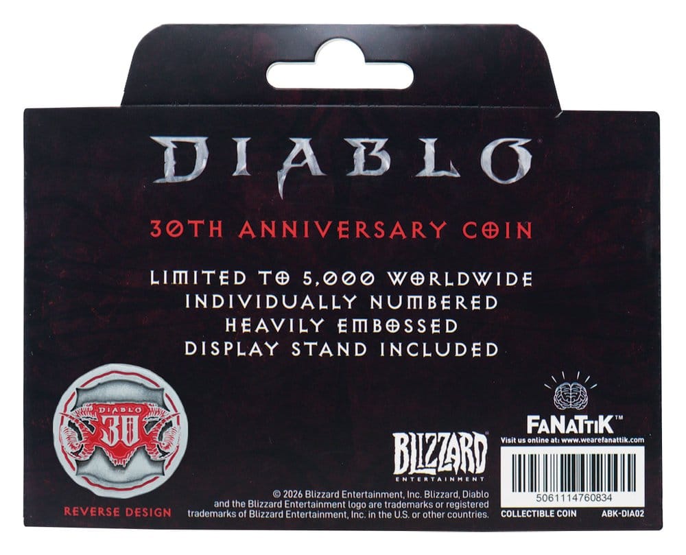 Diablo Sammelmünze 30th Anniversary Limited Edition Image 4