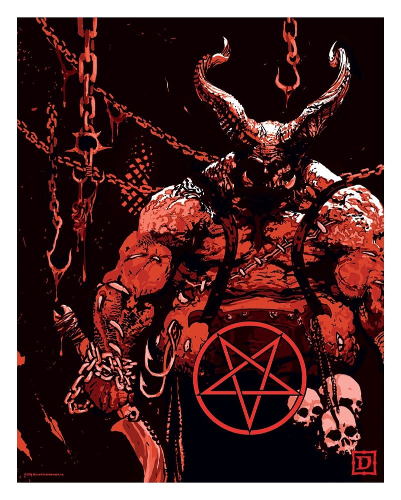 Diablo Kunstdruck Set of Five Limited Edition 36 x 28 cm Image 2