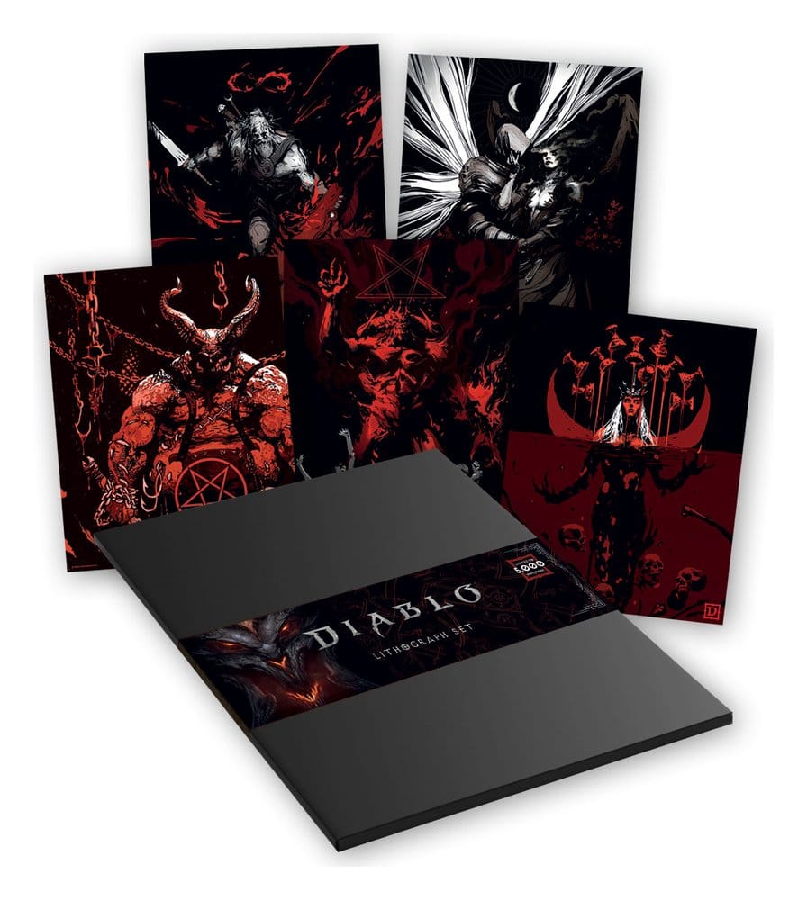 Diablo Kunstdruck Set of Five Limited Edition 36 x 28 cm Image 9