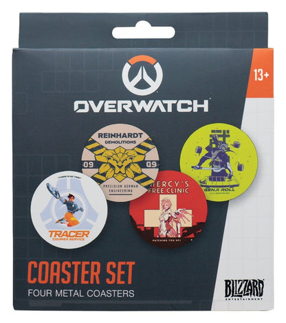 Overwatch Untersetzer 4er-Pack bedrucktes Metall Image 6