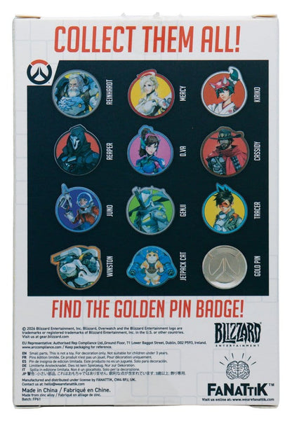 Overwatch Mystery Ansteck-Pins Blind Box Sortiment (12) Image 14