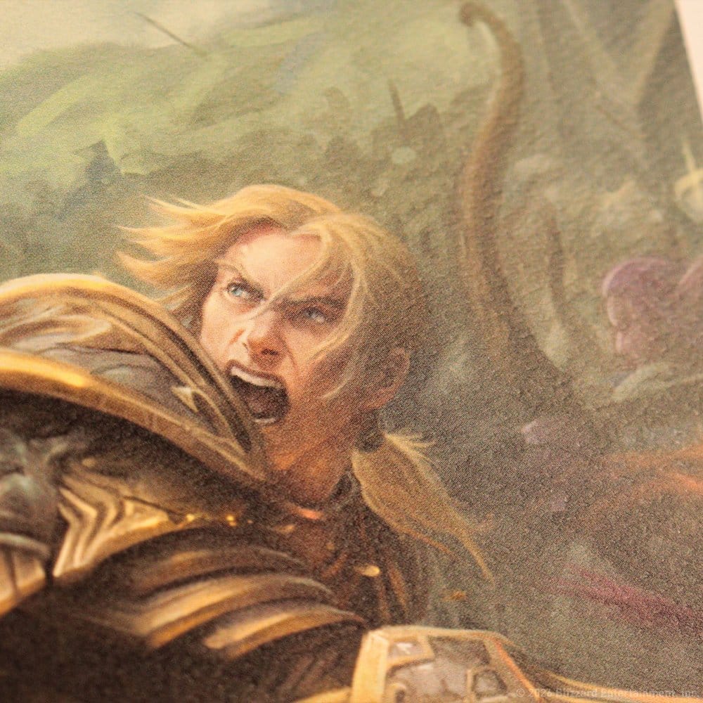 World of Warcraft Kunstdruck Sylvanas vs Anduin Wrynn Limited Edition 42 x 30 cm Image 4