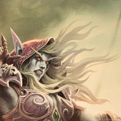 World of Warcraft Kunstdruck Sylvanas vs Anduin Wrynn Limited Edition 42 x 30 cm Image 5
