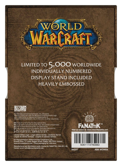 World of Warcraft Metallbarren Cover Limited Edition Image 5