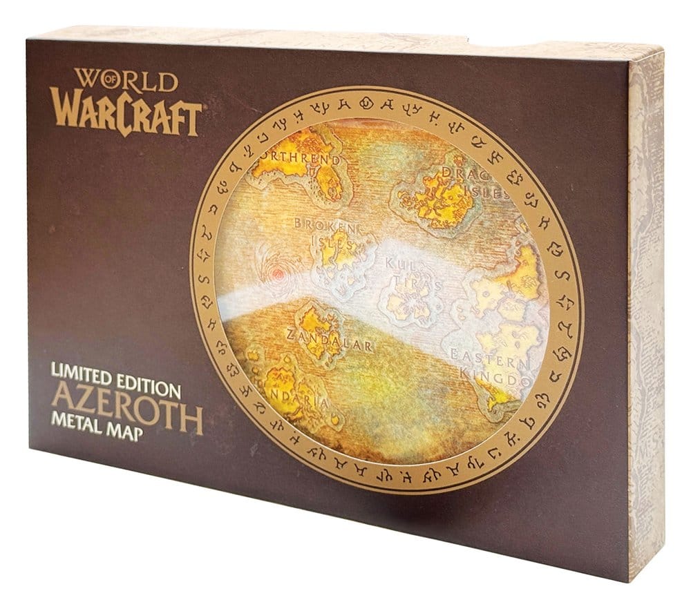 World of Warcraft Replik Metal Map of Azeroth Limited Edition 12 x 18 cm Image 4