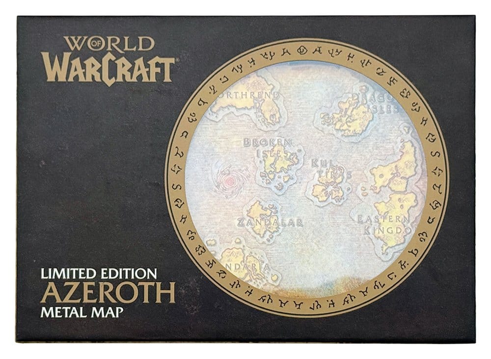 World of Warcraft Replik Metal Map of Azeroth Limited Edition 12 x 18 cm Image 6