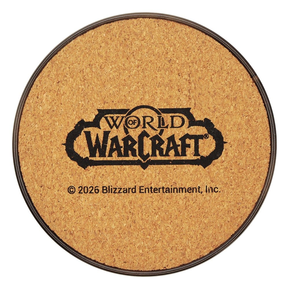 World of Warcraft Untersetzer 4er-Pack bedrucktes Metall Image 3