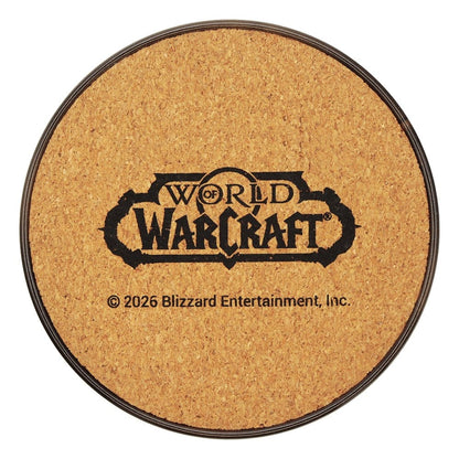 World of Warcraft Untersetzer 4er-Pack bedrucktes Metall Image 3