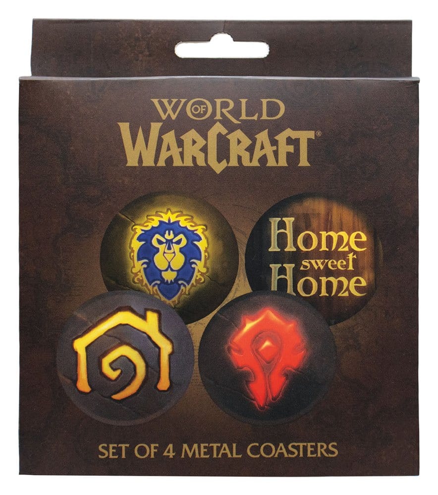World of Warcraft Untersetzer 4er-Pack bedrucktes Metall Image 8