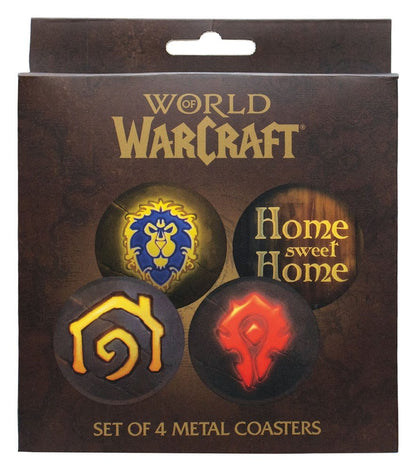 World of Warcraft Untersetzer 4er-Pack bedrucktes Metall Image 8