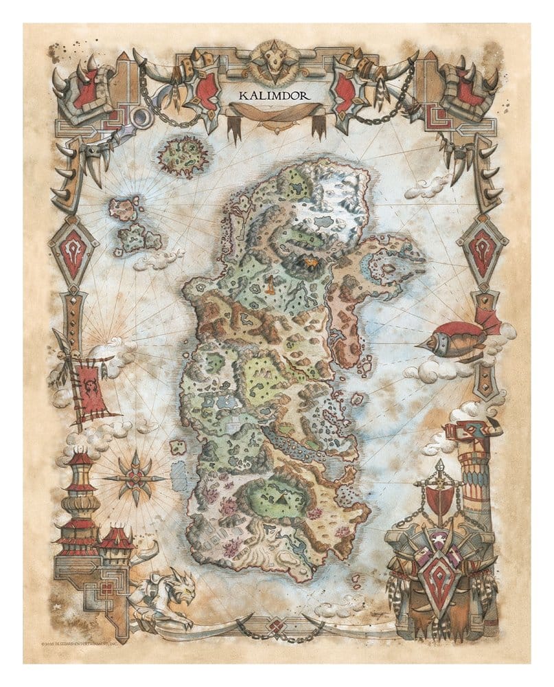 World of Warcraft Kunstdruck Set Limited Edition 42 x 30 cm Image 4