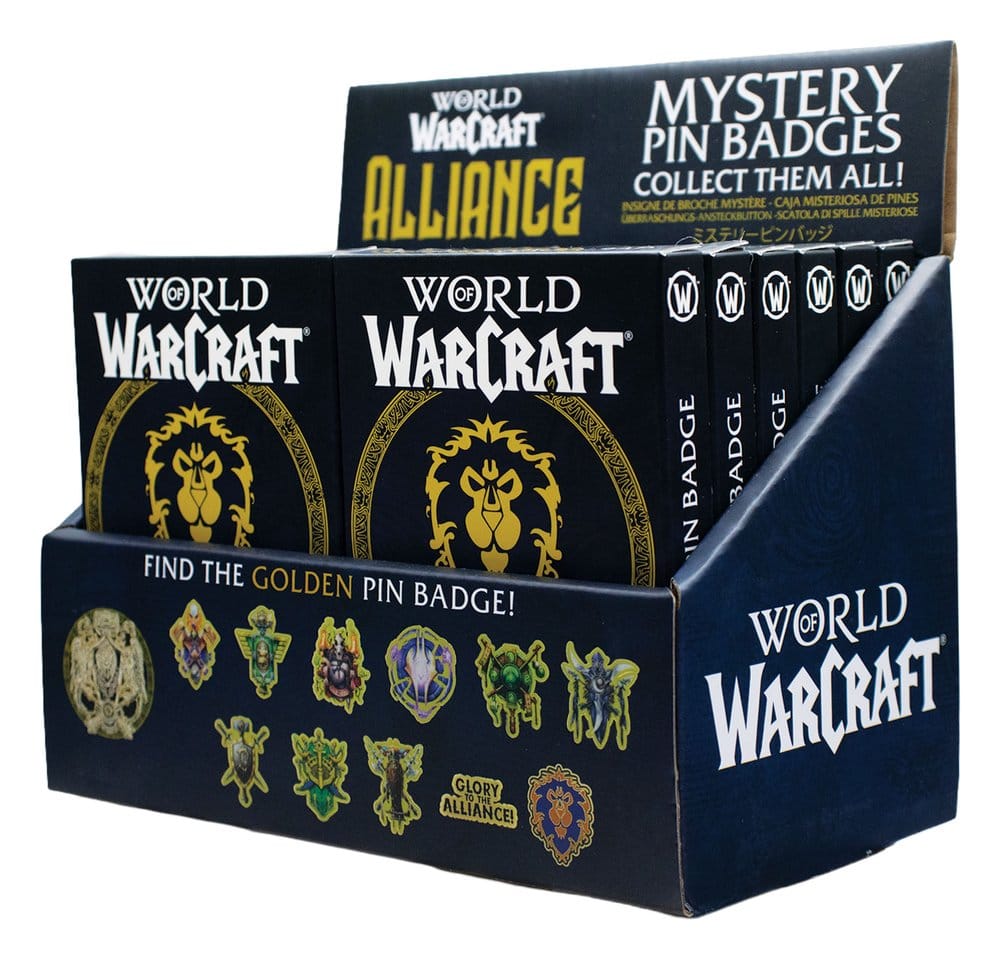 World of Warcraft Alliance Ansteck-Pins Blind Box Display (12) Image 3