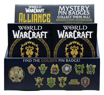 World of Warcraft Alliance Ansteck-Pins Blind Box Display (12) Image 1