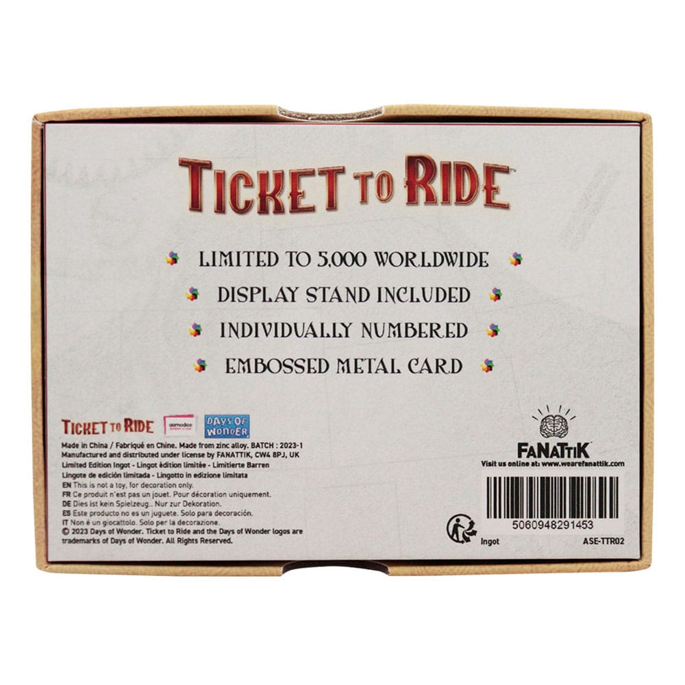 Ticket to Ride Metallbarren Trans America Express Limited Edition Image 4