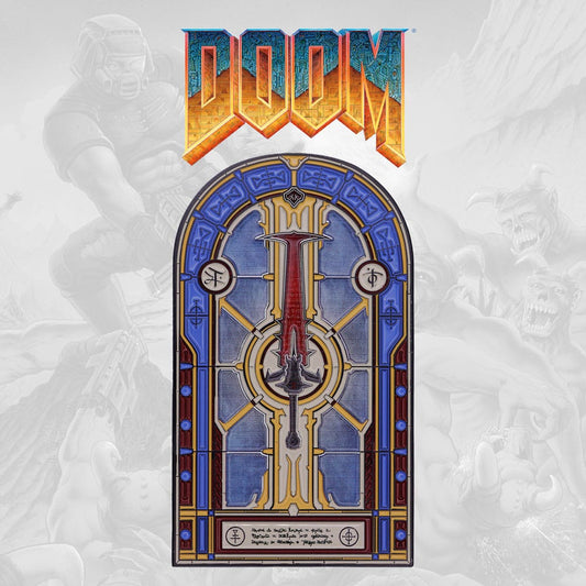 Doom Metallbarren Crucible Sword Stained Glass Limited Edition Image 2
