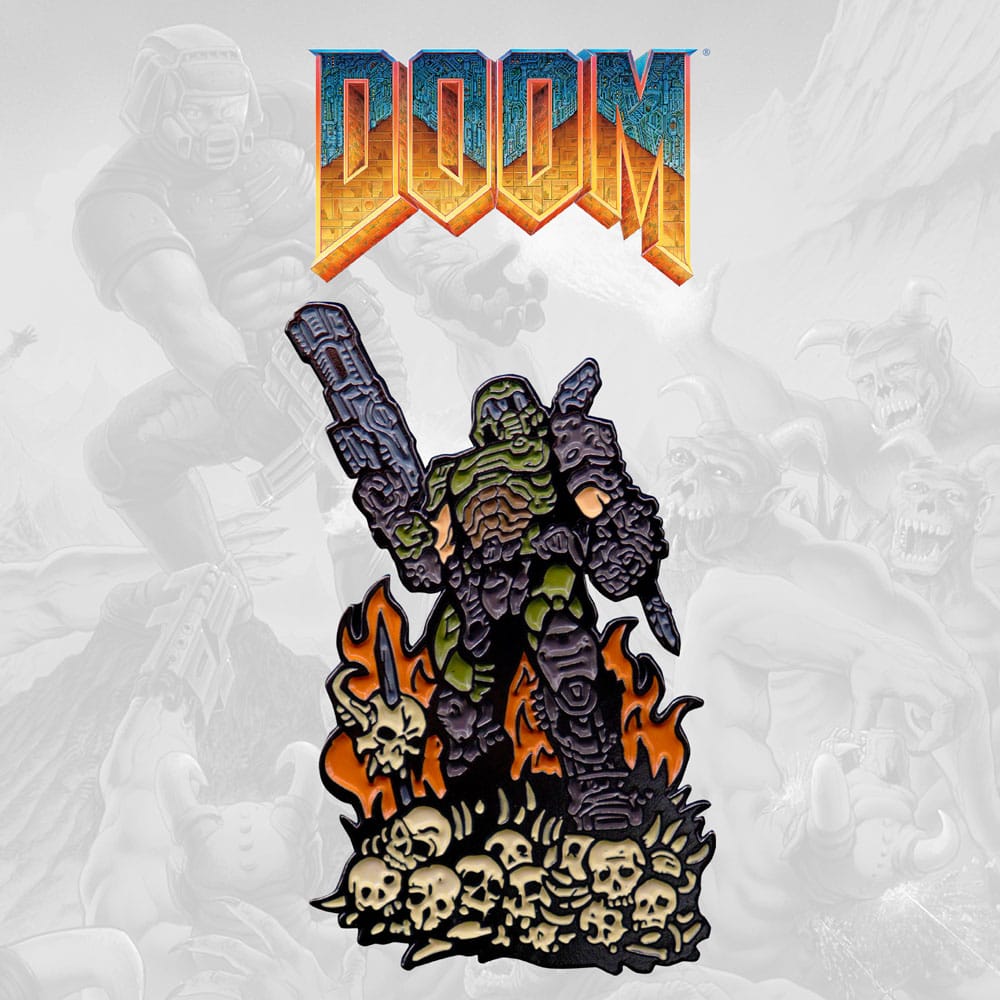 Doom Eternal Ansteck-Pin Doom Guy Limited Edition Image 4