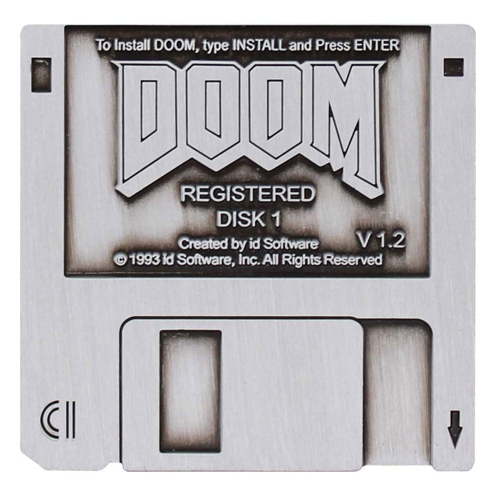 Doom Ansteck-Pin Floppy Disk Limited Edition Image 1