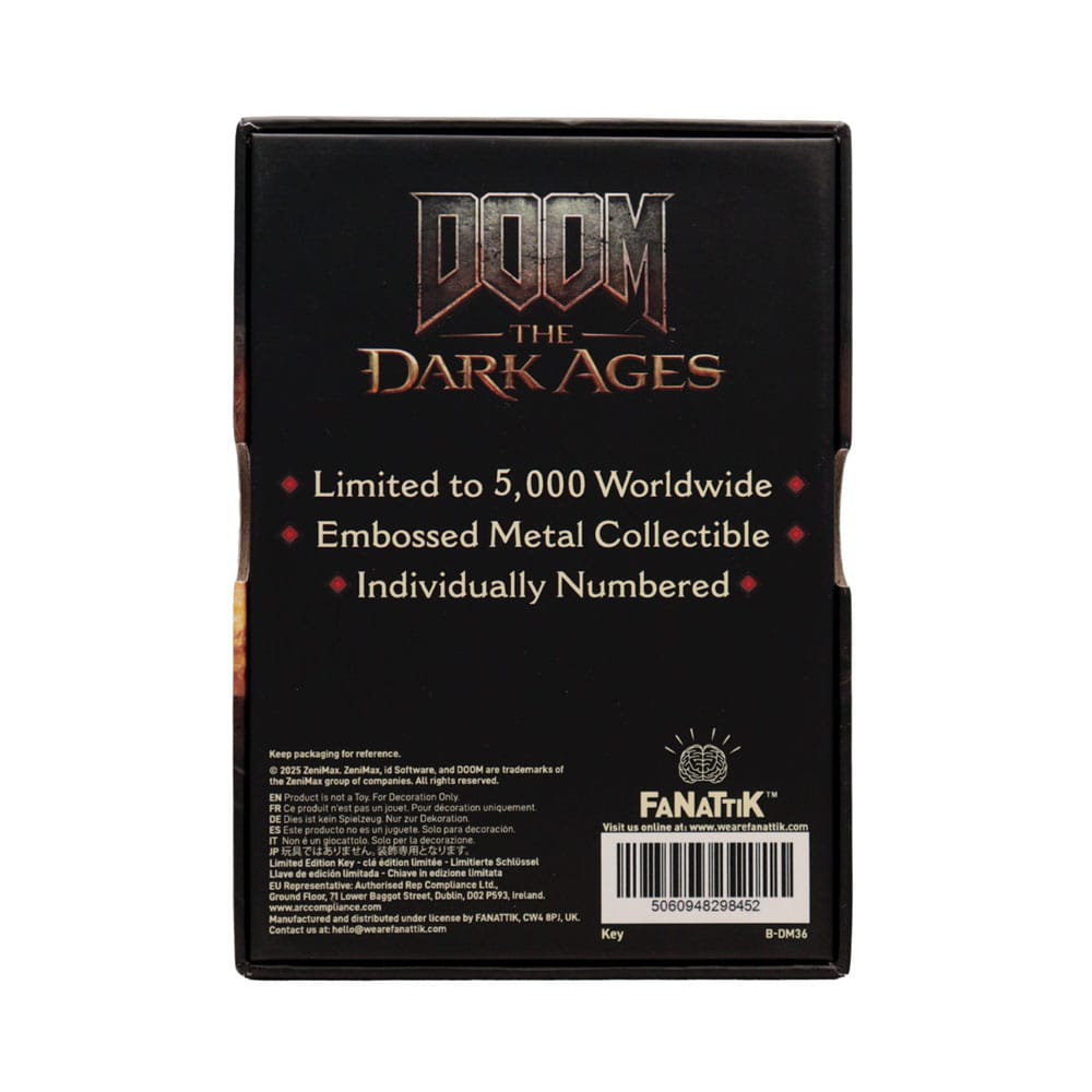 Doom: The Dark Ages Replik Secret Key Limited Edition Image 3