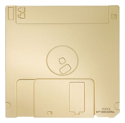Doom Replik Floppy Disk Gold Plated Limited Edition Image 3