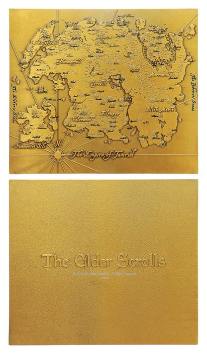 The Elder Scrolls Replik Metal Map of Tamriel Limited Edition 15 x 13 cm Image 3