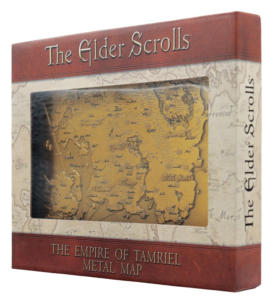 The Elder Scrolls Replik Metal Map of Tamriel Limited Edition 15 x 13 cm Image 4
