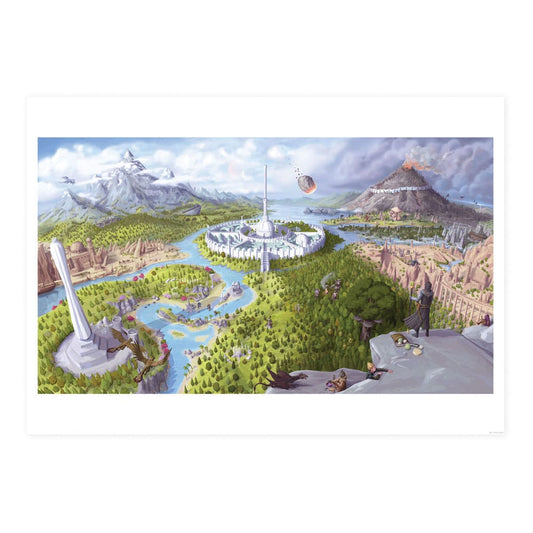 The Elder Scrolls IV: Oblivion Kunstdruck Imperial City 42 x 30 cm Image