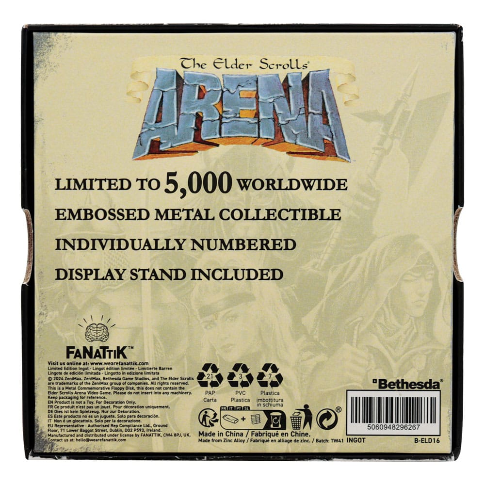 The Elder Scrolls Replik Arena Floppy Disk Limited Edition Image 4