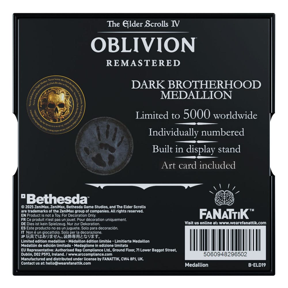 The Elder Scrolls IV: Oblivion Medaille Dark Brotherhood Image 3