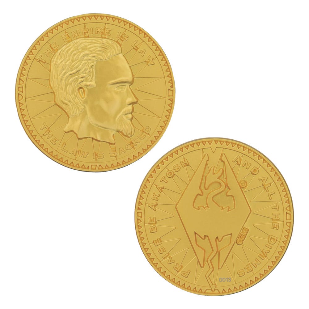 The Elder Scrolls Sammelmünze Septim Misty Gold Edition Image 1