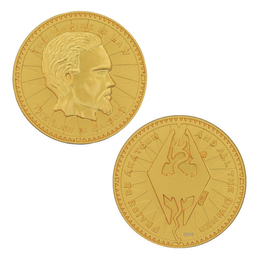 The Elder Scrolls Sammelmünze Septim Misty Gold Edition Image 1