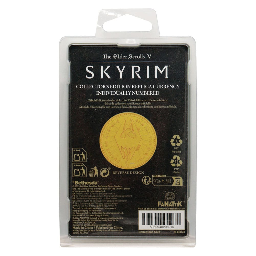 The Elder Scrolls Sammelmünze Septim Misty Gold Edition Image 3