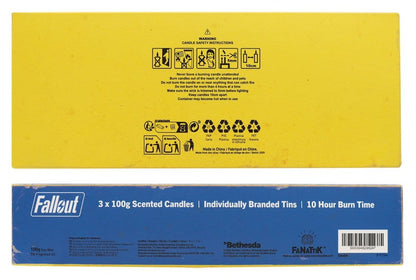 Fallout Duftkerzen 3er-Pack Vault Dweller's 6 cm Image 5