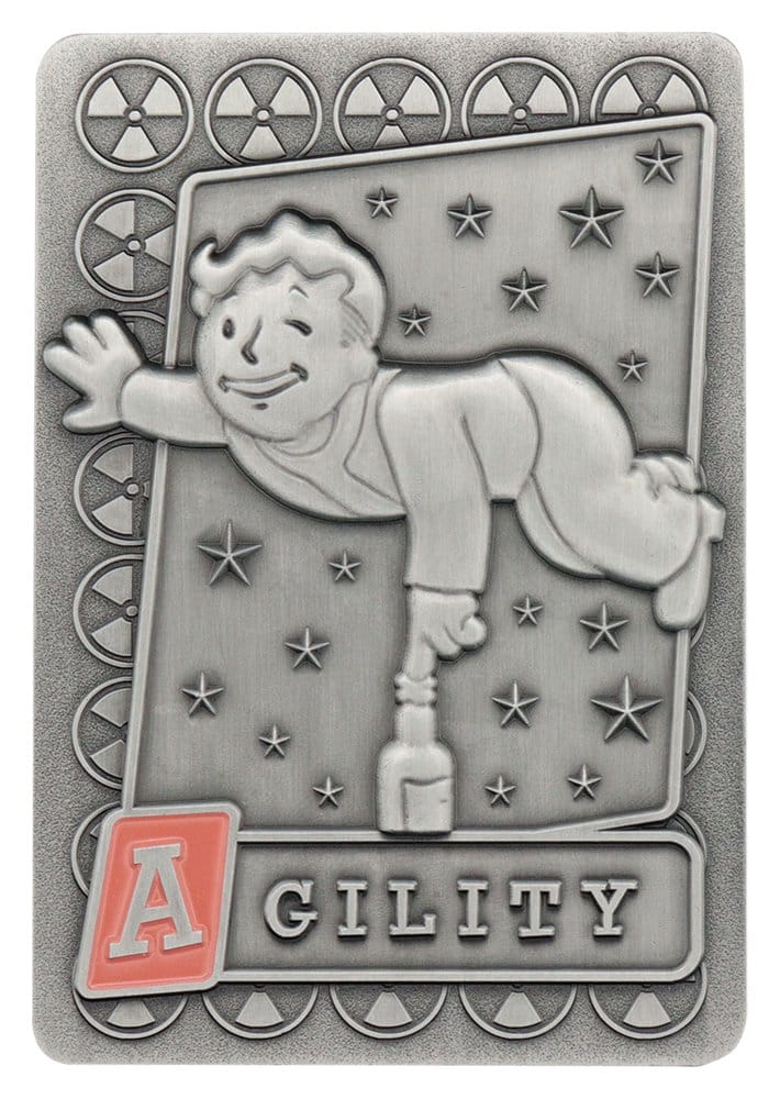 Fallout Metallbarren mit Album S.P.E.C.I.A.L. Perk Card Collector’s Album Image 3