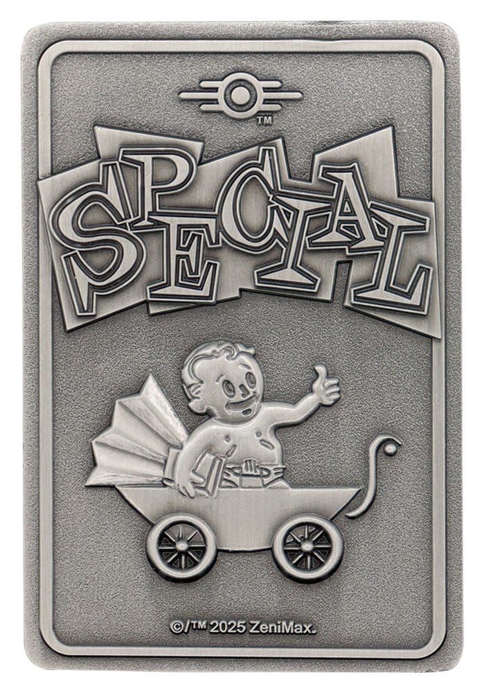Fallout Metallbarren mit Album S.P.E.C.I.A.L. Perk Card Collector’s Album Image 4