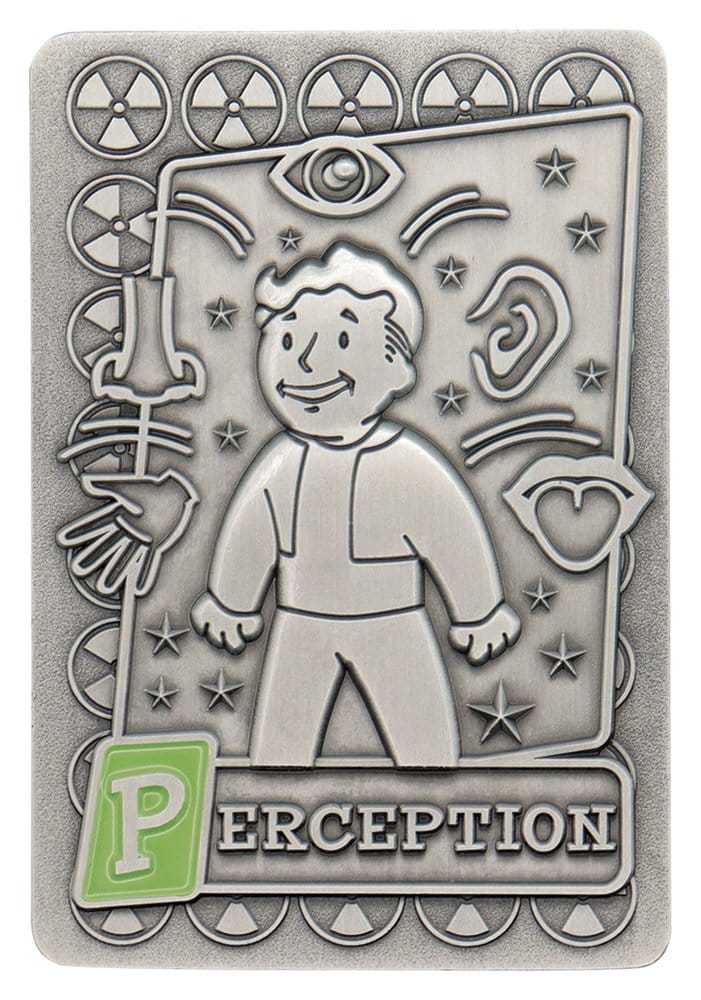 Fallout Metallbarren mit Album S.P.E.C.I.A.L. Perk Card Collector’s Album Image 22