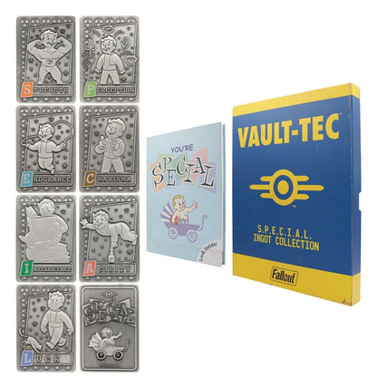 Fallout Metallbarren mit Album S.P.E.C.I.A.L. Perk Card Collector’s Album Image 23