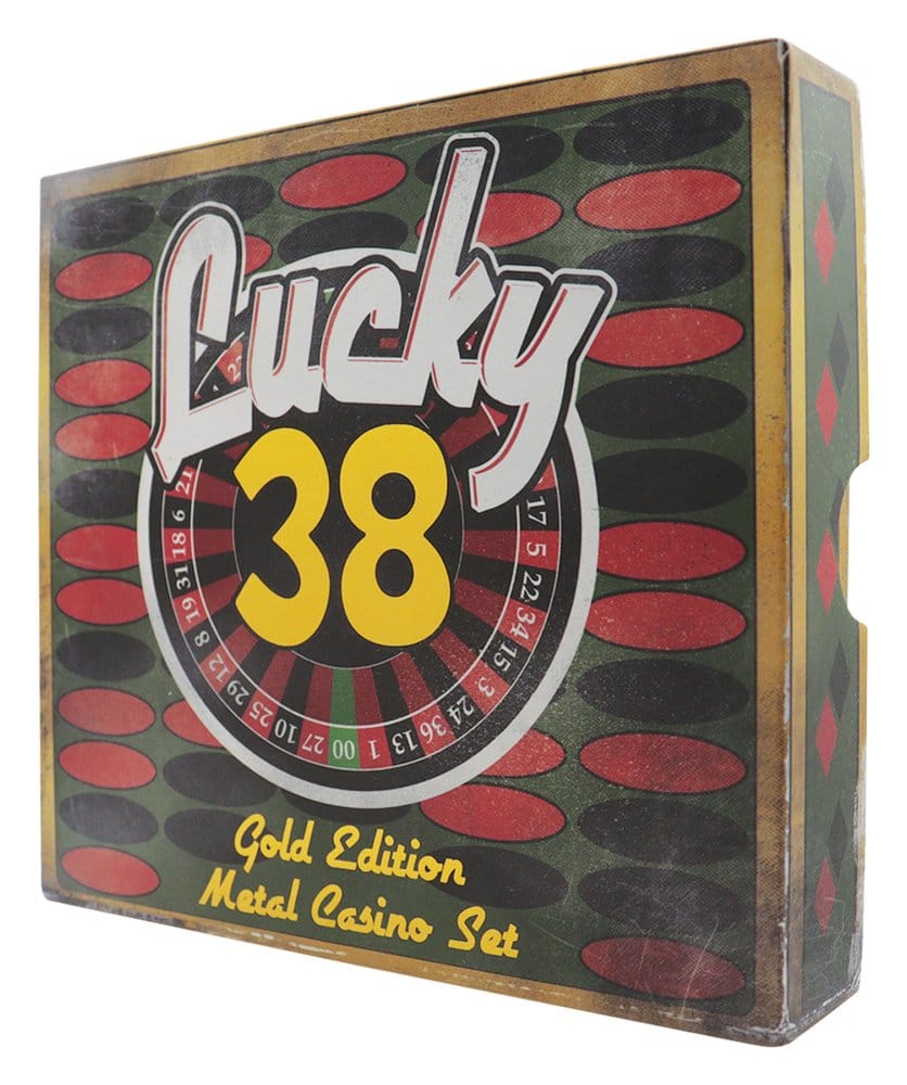 Fallout: New Vegas Replik Lucky 38 Imitation Gold Casino Set Limited Edition Image 2