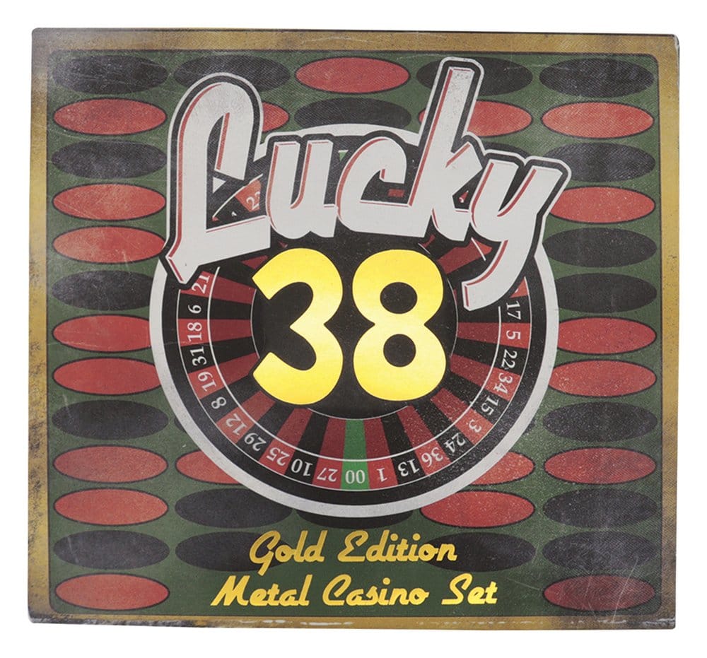 Fallout: New Vegas Replik Lucky 38 Imitation Gold Casino Set Limited Edition Image 4