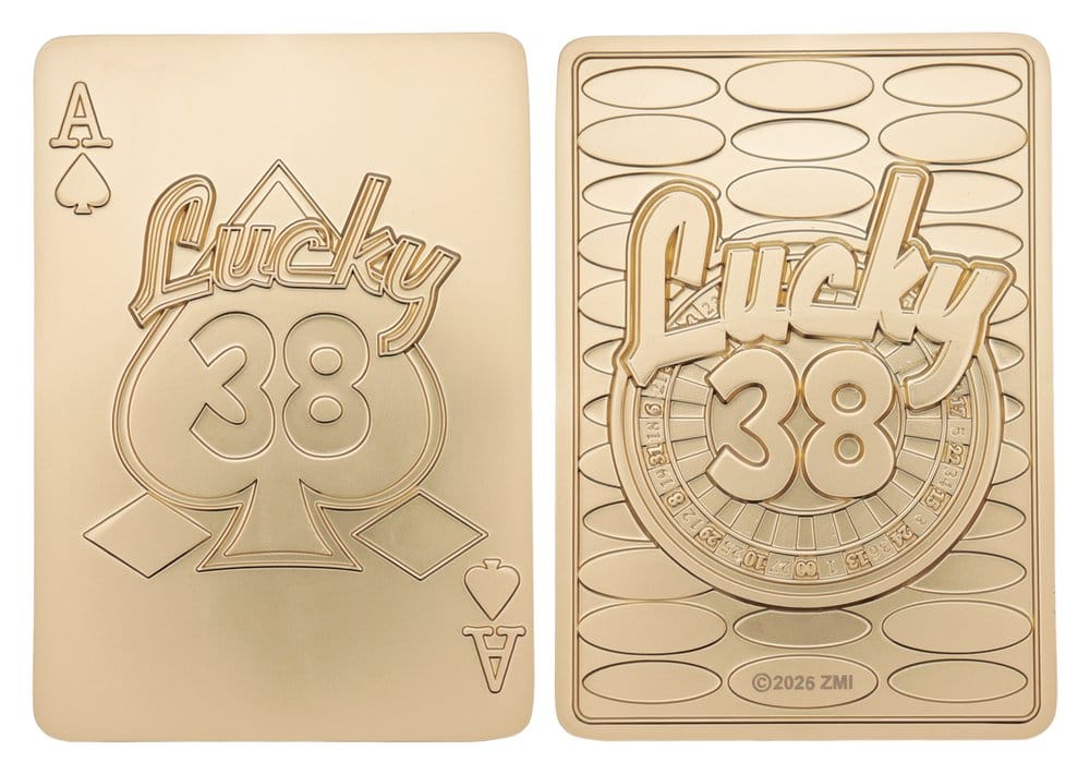 Fallout: New Vegas Replik Lucky 38 Imitation Gold Casino Set Limited Edition Image 6