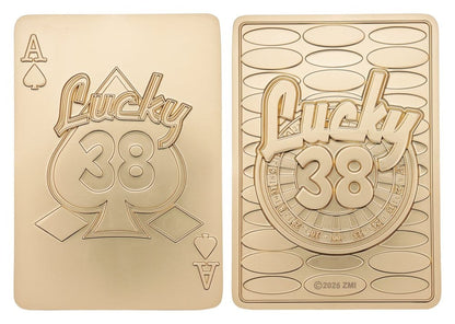 Fallout: New Vegas Replik Lucky 38 Imitation Gold Casino Set Limited Edition Image 6
