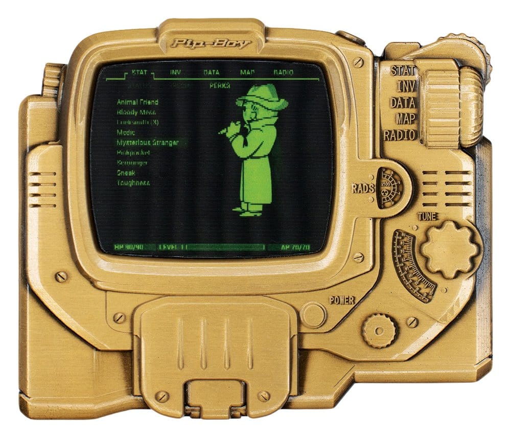 Fallout Metallbarren Pip-Boy Limited Edition Lenticular Mysterious Stranger Variant Image 7