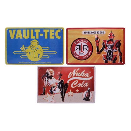 Fallout Blechschilder 3er Set Brands Image 1