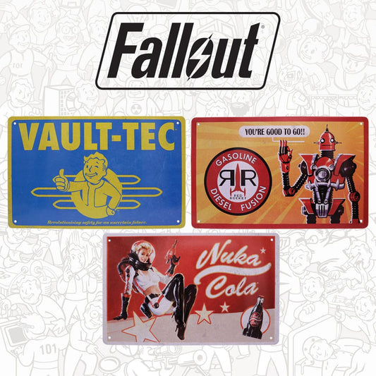 Fallout Blechschilder 3er Set Brands Image 2