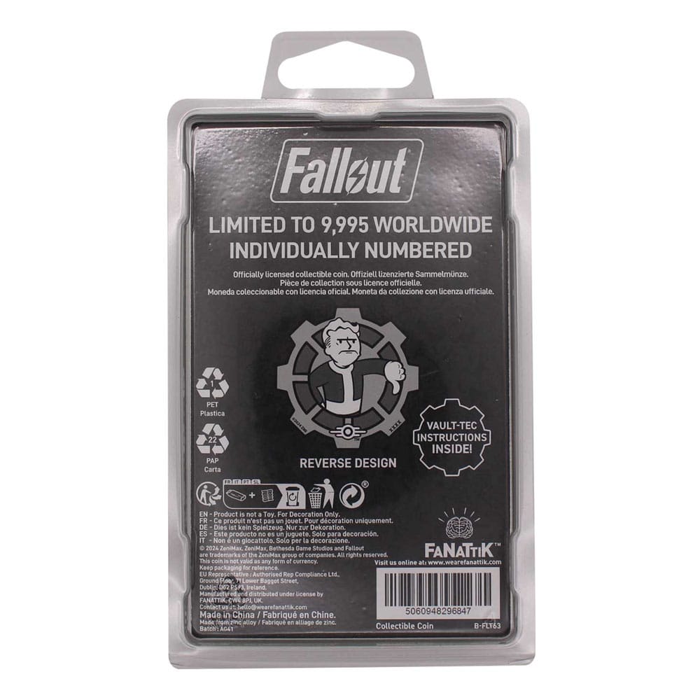 Fallout Sammelmünze Decision Black & White Limited Edition Image 2