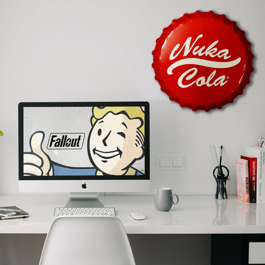 Fallout Blechschild Nuka-Cola Bottle Cap Image 2