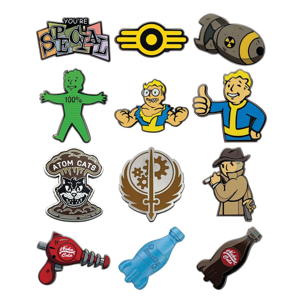 Fallout Ansteck-Pins Mystery Pin Badge Volume 2 Display (12) Image 1