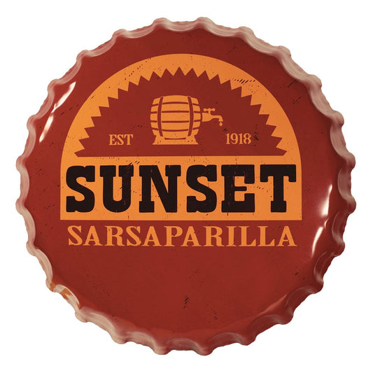 Fallout Blechschild Sunset Sarsaparilla Bottle Cap Image 1