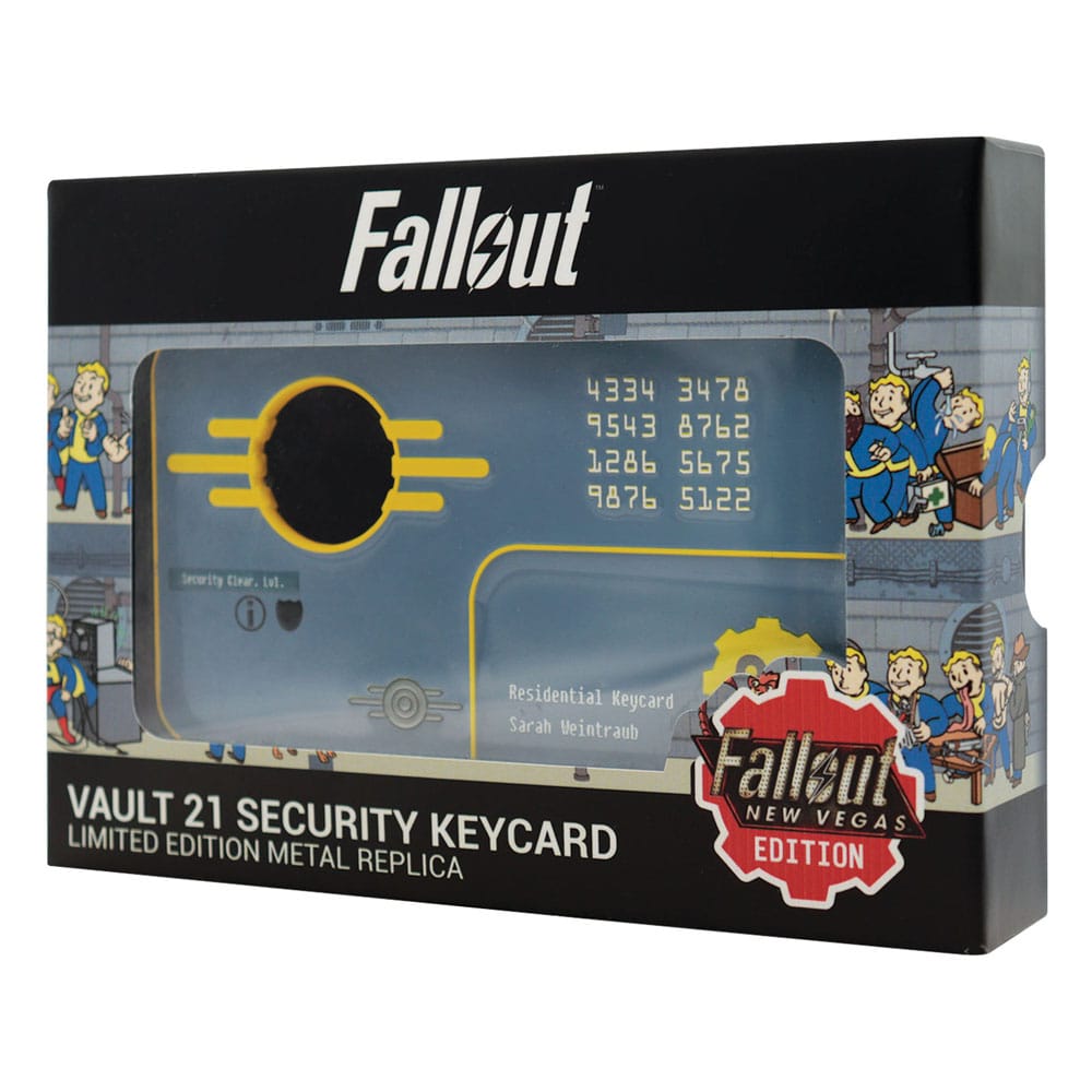Fallout: New Vegas Replik Vault 21 Security Keycard Limited Edition Image 2