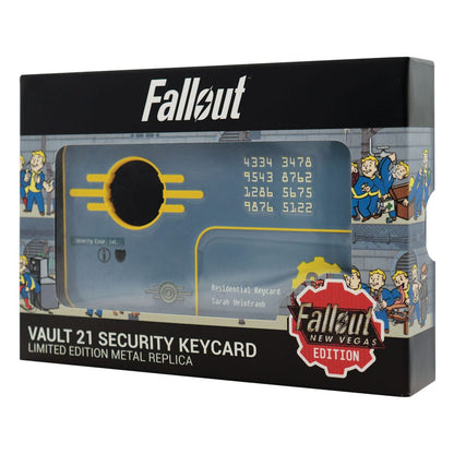 Fallout: New Vegas Replik Vault 21 Security Keycard Limited Edition Image 2