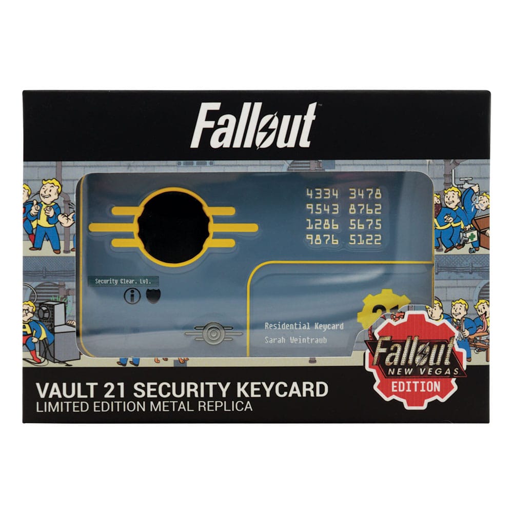 Fallout: New Vegas Replik Vault 21 Security Keycard Limited Edition Image 4